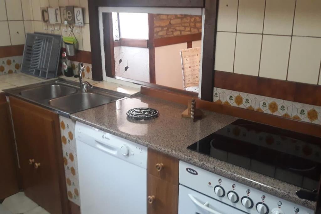 Caserio Vasco Con Piscina Y Barbacoa Orozko Bagian luar foto