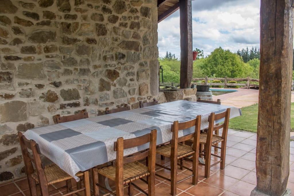 Caserio Vasco Con Piscina Y Barbacoa Orozko Bagian luar foto